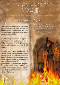 Spettacolo teatrale “Streghe”