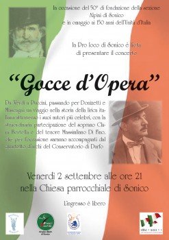 Gocce d’Opera – Concerto lirico con quartetto d’archi