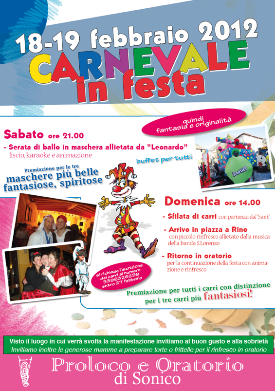 Carnevale in Festa 2012