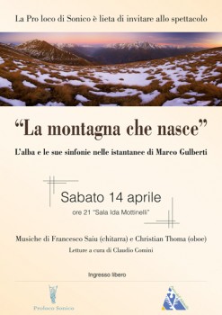 La montagna che nasce