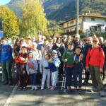 11 ottobre 2015 - visita del Gruppo Pensionati Escursionisti del Cai di Brescia al Coren delle Fate e alla sede della Protezione civile di Sonico