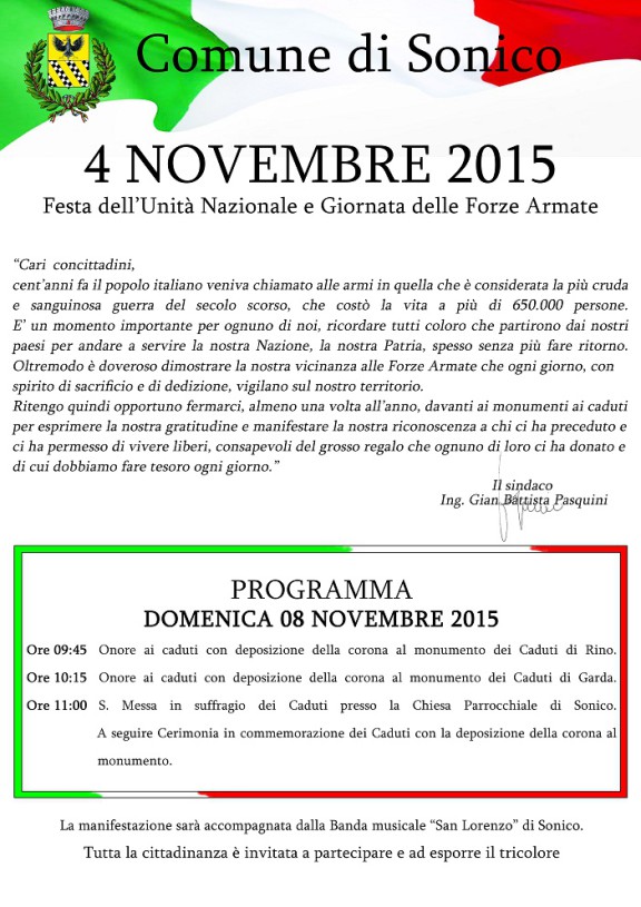 Locandina 4 novembre