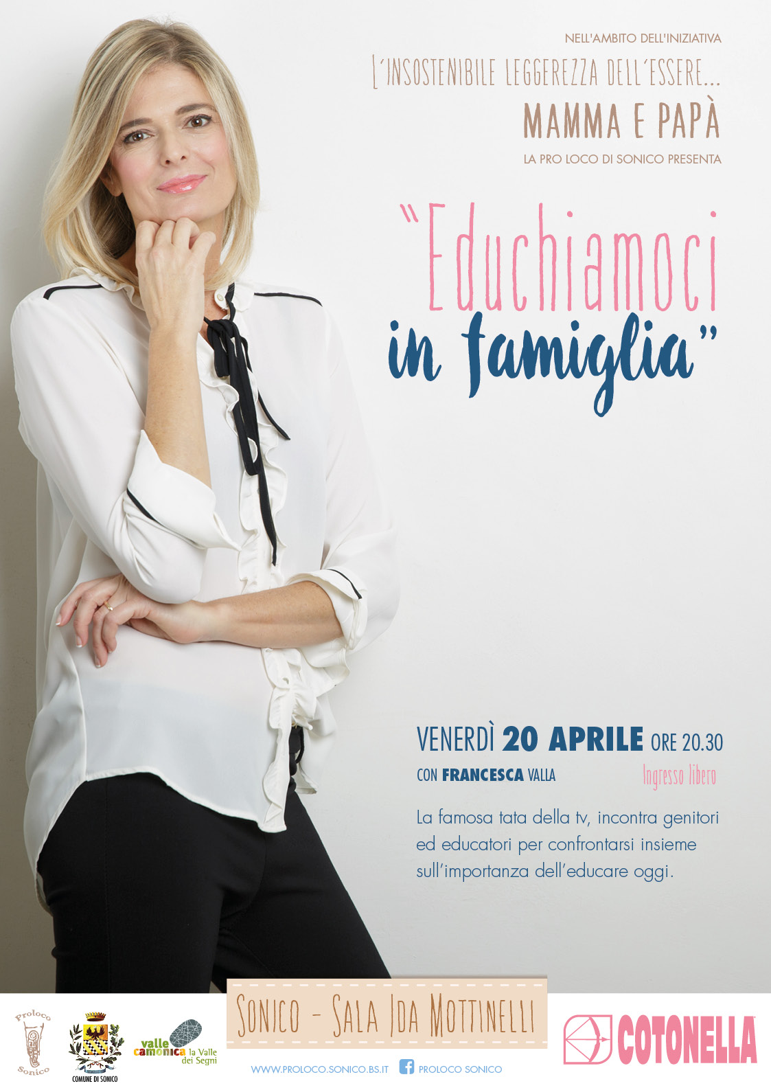 “Educhiamoci in famiglia” con Francesca Valla