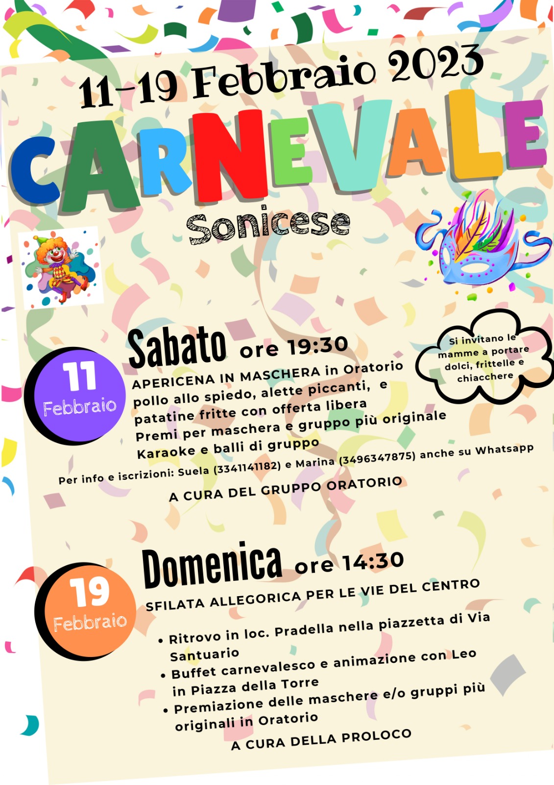 Carnevale Sonicese 2023