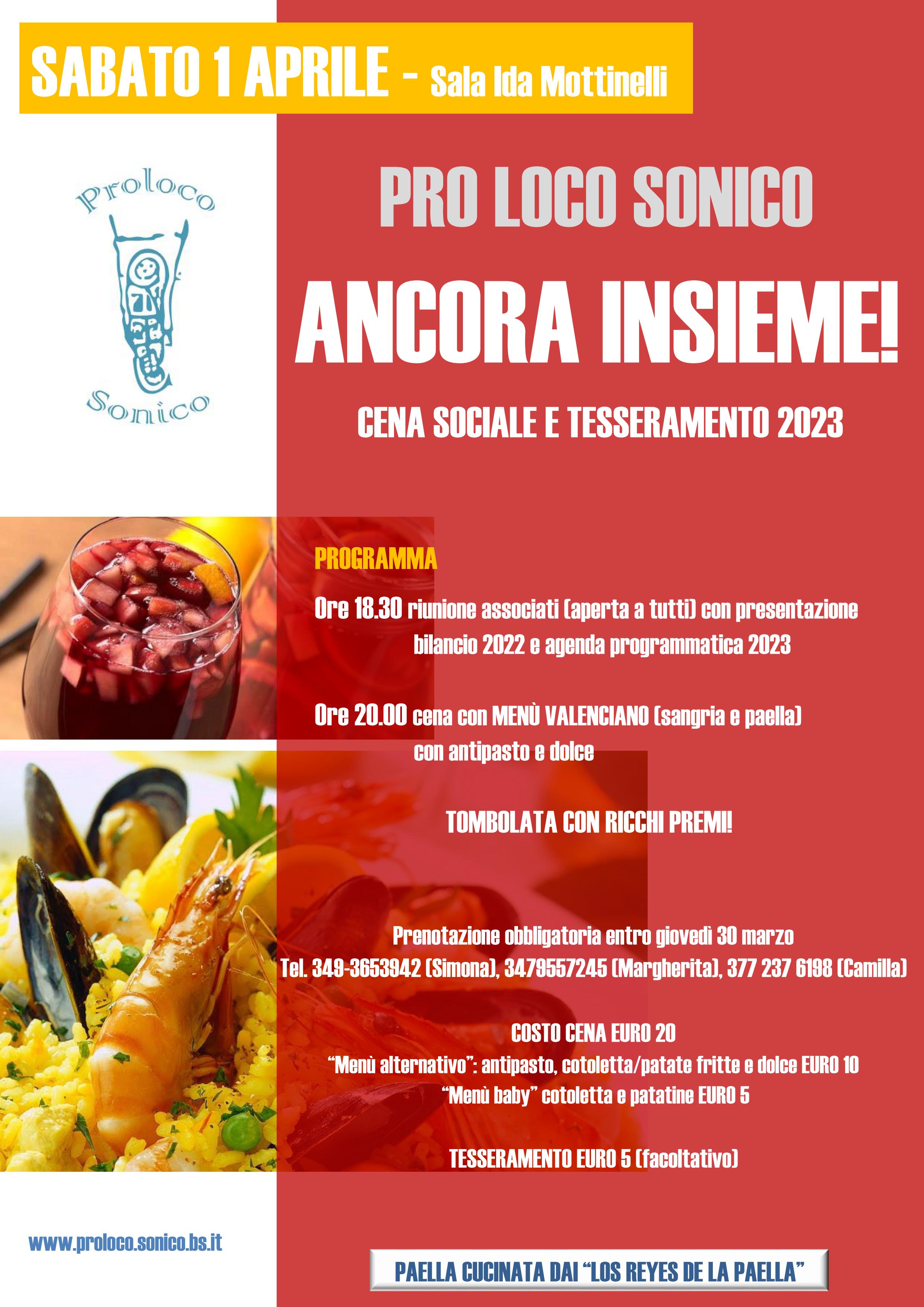 Cena sociale 2023