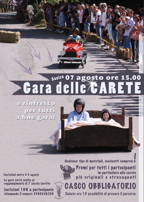 Gara delle carete - Manifesto